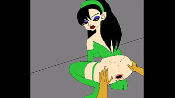 Beatrice qui se fait déculotter