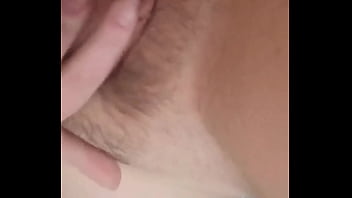 Petite hottie makes herself cum so hard she pees