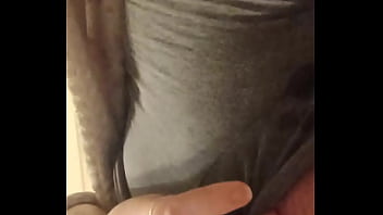 Petite hottie makes herself cum so hard she pees