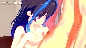 Mini yaemori has hard sex with customer rental girlfriend hentai