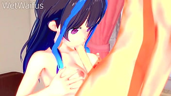 Mini yaemori has hard sex with customer rental girlfriend hentai