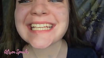 ️alison's mouth exploration and spit fetish️out on my manyvids and coming on soon below
