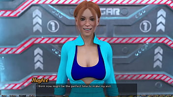 Stranded in space #33 first kiss with red head haylee