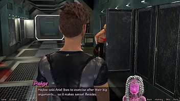 Stranded in space #33 first kiss with red head haylee