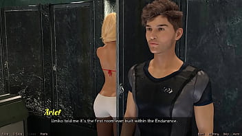 Stranded in space #33 first kiss with red head haylee