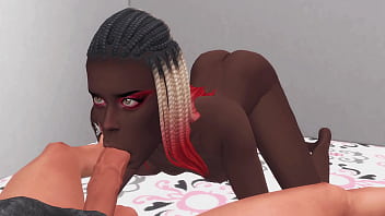 A White Guy Couldn't Resist In Front Of A Young Black Woman's Big Ass Oreo thumbnail