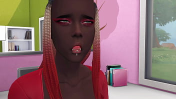 A white guy couldn't resist in front of a young black woman's big ass oreo