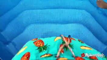 Two couples summer party in the spanish porn villa ️