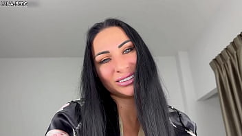 Slippery oil milf — tit fuck and hairy pussy rub