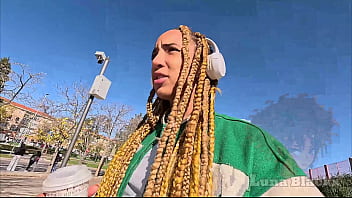 Belleza ebony con gran culo le encanta follar con pollas gordas lunablackx & xaviphoto