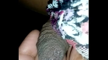 Little dick ín lingerie