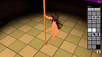 Com3d2 chiya ujimatsu strip pole dance Com3d2 chiya ujimatsu strip pole dance