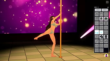 Com3d2 chiya ujimatsu strip pole dance