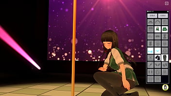 Com3d2 chiya ujimatsu strip pole dance