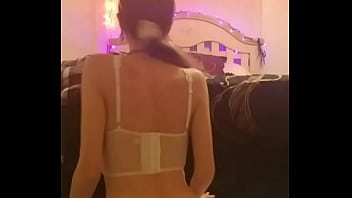 Short tease in my new garter