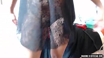 Maxine x dildo fucks her ass & cunt & makes scott rhodes cum hard