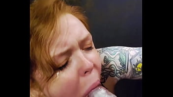 Sophia celeste extra sloppy blowjob