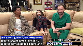 Dr tampa aria nicole trys out a foley catheter