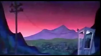 Goofy having fun with peg in bed