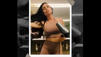 Just Finished Sweating Now It's Time For A Post Work Out Glam Session Adding Some Sparkle To My Sweat thumbnail