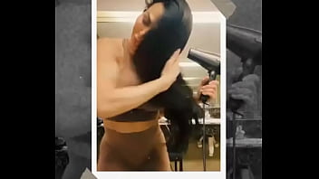 Just finished sweating now it's time for a post work out glam session adding some sparkle to my sweat