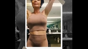 Just finished sweating now it's time for a post work out glam session adding some sparkle to my sweat