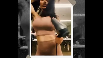 Just finished sweating now it's time for a post work out glam session adding some sparkle to my sweat