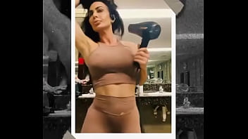 Just finished sweating now it's time for a post work out glam session adding some sparkle to my sweat