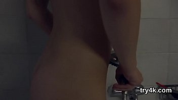 Ideal girl sucks cock in pov and gets wet vagina screwed