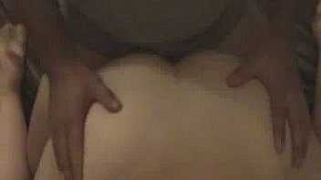 Finishing him off with a mean blowjob gets him splashing his load on her titties