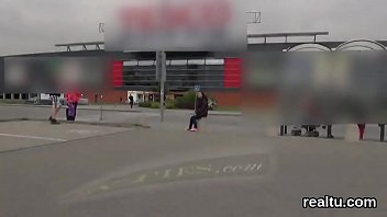 Stunning czech teenie gets teased in the shopping centre and pounded in pov