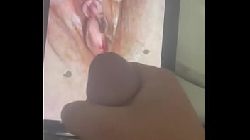 Nut on pic of random wife cunt