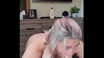 Hot blonde wife makes intimate sextape with her husband