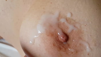 Cum on tits