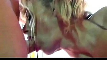 Muscled mature wet deep blowjob