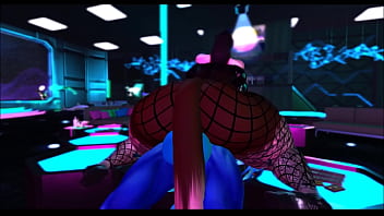 Rich dragon fucks his gold digging rat bitch in his private techno club