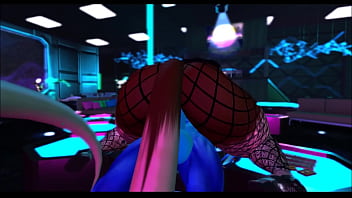 Rich dragon fucks his gold digging rat bitch in his private techno club