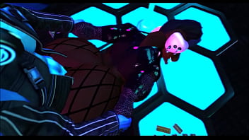 Rich dragon fucks his gold digging rat bitch in his private techno club