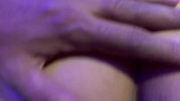 Fat ass college girl workout on bed