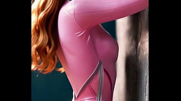 Sweet yet daring anna stuns in her radiant pink latex suit the delicate charm of arendelle’s princess now meets a bold irresistible edge a mix of innocence and fearless passion