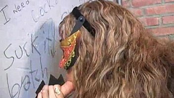 Black Chick Gives Gloryhole Blowjob 14 thumbnail