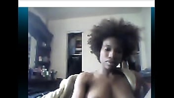 Nice black girl stripping on cam