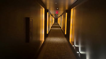 Walking down the hotel hallway my flip flops are laf there’s some waiting for me behind one of these doors i’