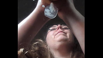 Roommate's huge bwc sneaks in under seat pov 4k portrait