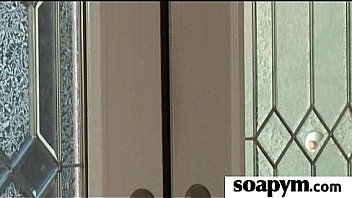 Masseuse shows her amazing body in a hot soapy massage 10