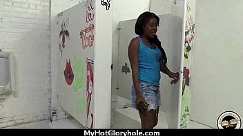 Gloryhole secrets ebony sucking off strangers pov 8