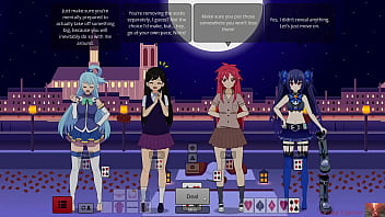 Strip poker with aqua mari & noire gets out of hand—ends in a heated show preview