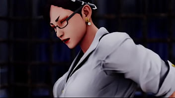 Street fighter li sitting on juri's face