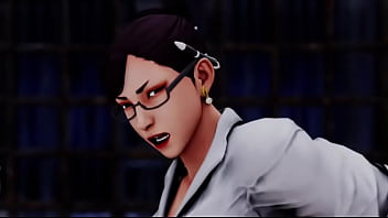 Street fighter li sitting on juri's face