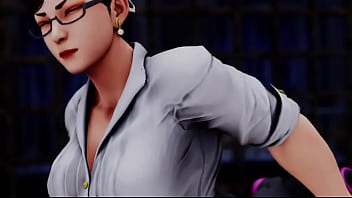 Street fighter li sitting on juri's face